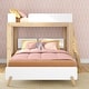 preview thumbnail 26 of 36, Max and Lily L-Shaped Twin over Queen Bunk Bed with Ladder on End