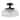 Modern Black Flush Mount Ceiling Light with Clear Glass Shade Iron Housing for Living Room Bedroom Hallway