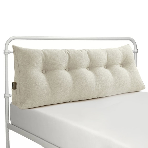 Nestl Memory Foam Reading Pillow with Backrest Arms and Pockets