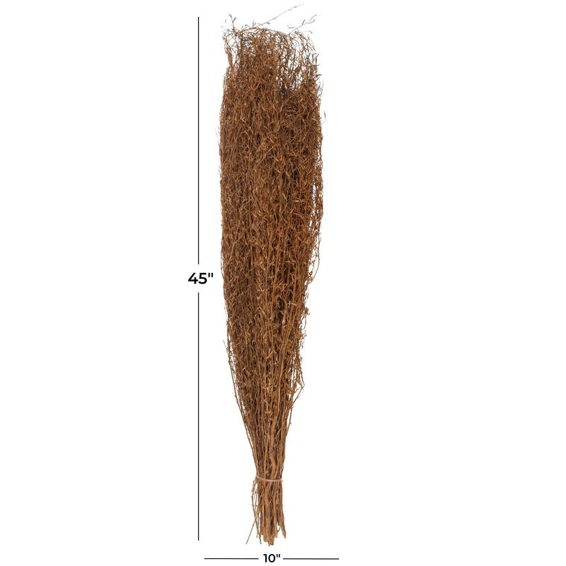 Dried Plant Tall Sticks Home Decor Natural Foliage with Grass - Brown - Roche River Decor