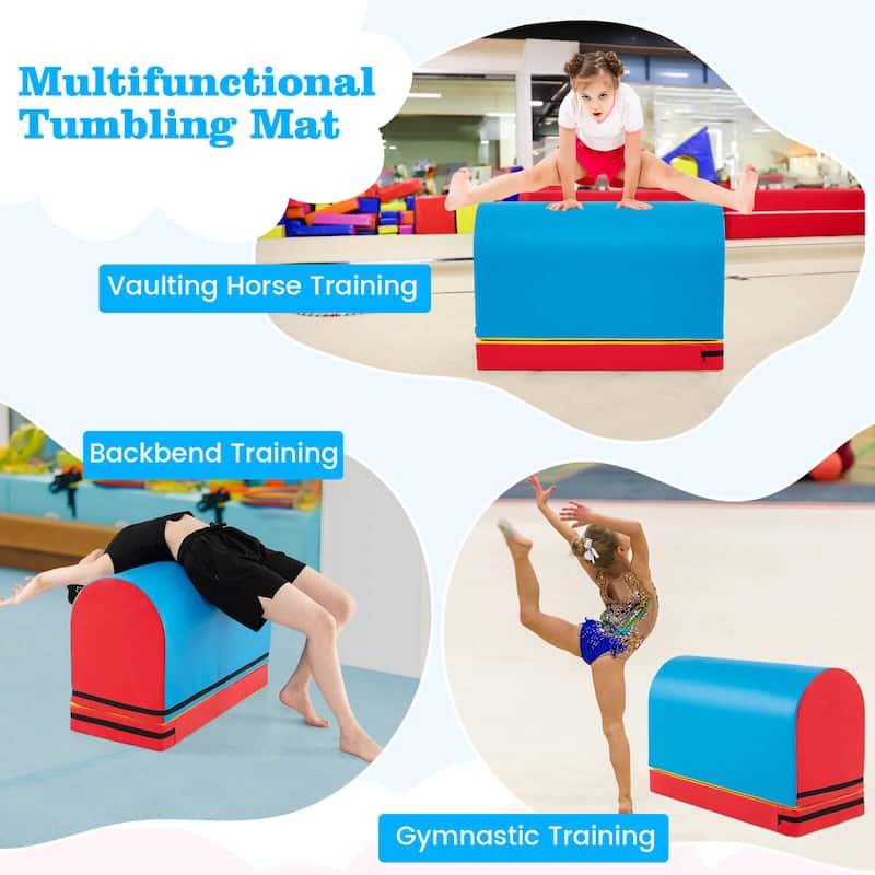 Costway Mailbox Tumbling Mat Gymnastics Vaulting Box with Detachable - See Details