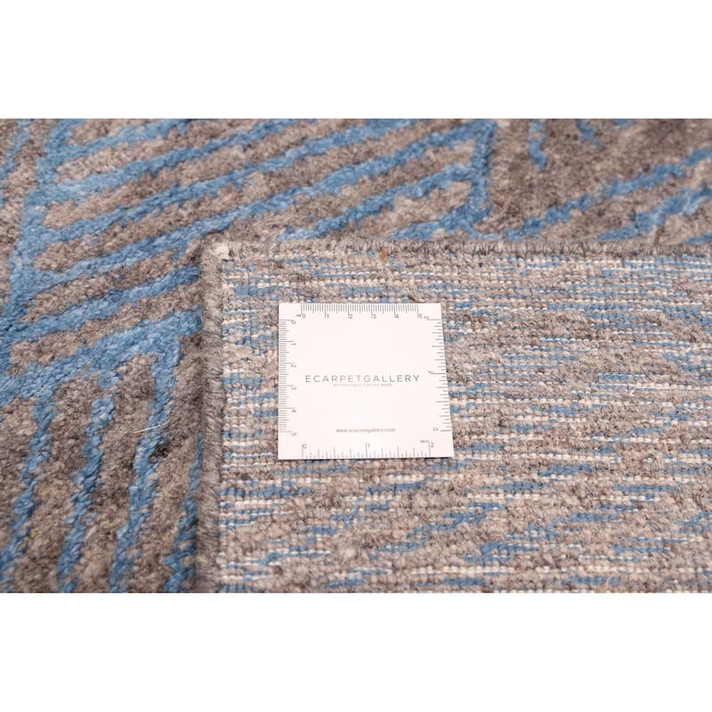 ECARPETGALLERY Hand Loomed Elysian Grey Rug - 5'1 x 7'6