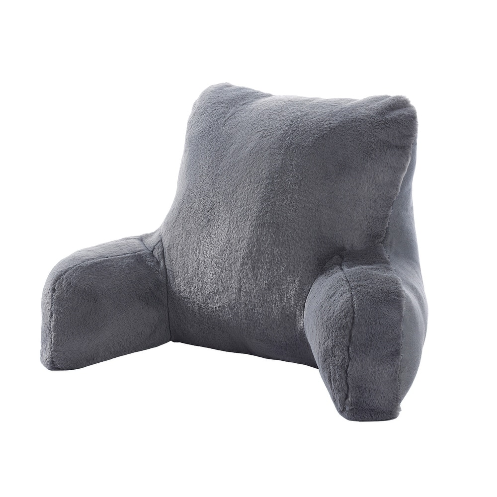 Home Soft Things FauxFur Bedrest Reading Pillow