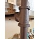 Danya B. Three Tier Faux Wood Industrial Pipe Wall Shelf