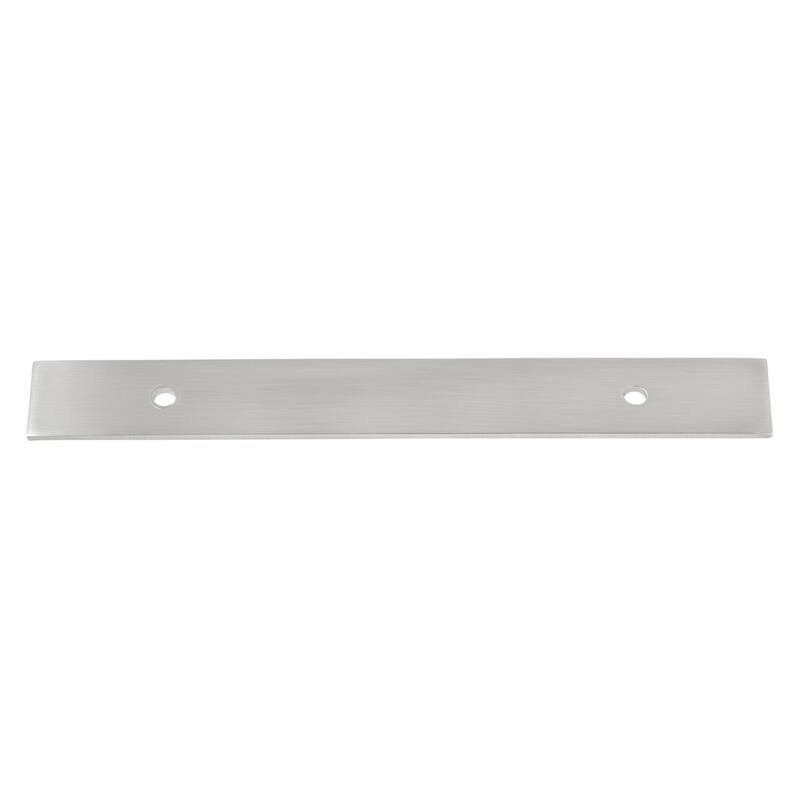 GlideRite 8-1/2 in. Squared Backplate 6-1/4 in. Center to Center, 8342-128 - Pack of 25 - Satin Nickel