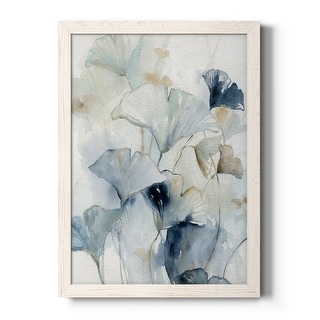 Indigo Ginkgo I-Premium Framed Canvas - Ready to Hang