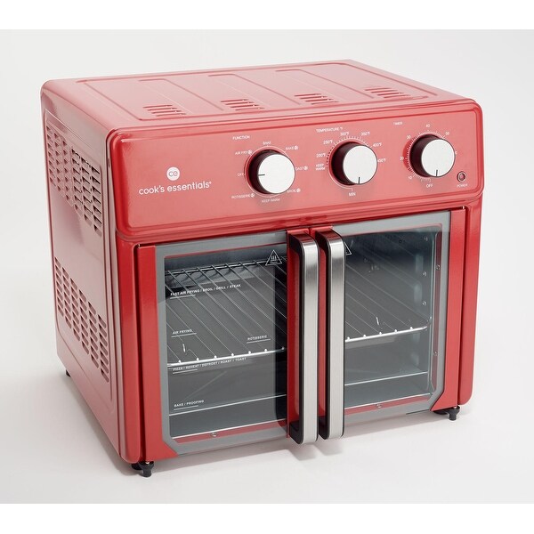 Cook's Essentials 25L French Door Air Fryer Oven w/ Rotisserie