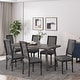 preview thumbnail 3 of 58, Regina French Country Wood and Cane Upholstered Dining Chair (Set of 6) by Christopher Knight Home
