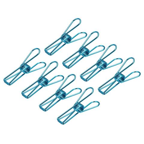 Tablecloth Clips, 55mm Clamps for Fix Table Cloth, Blue 16 Pcs