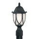 preview thumbnail 2 of 2, Designers Fountain 1 Light 9" Cast Aluminum Post Lantern from the