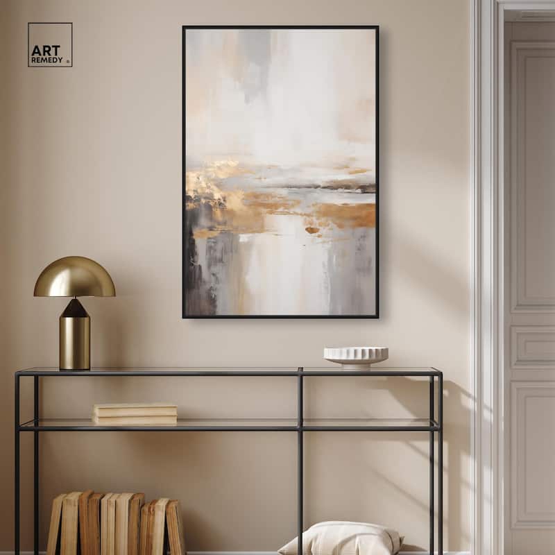 Gold Dust I Canvas by Art Remedy