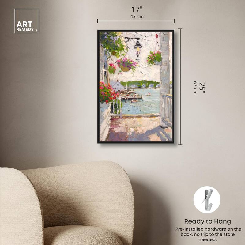Harbor Hideaway II Canvas by Art Remedy