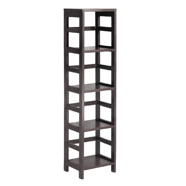 54.75” Brown Standing Shelf with Four Tier - N/A