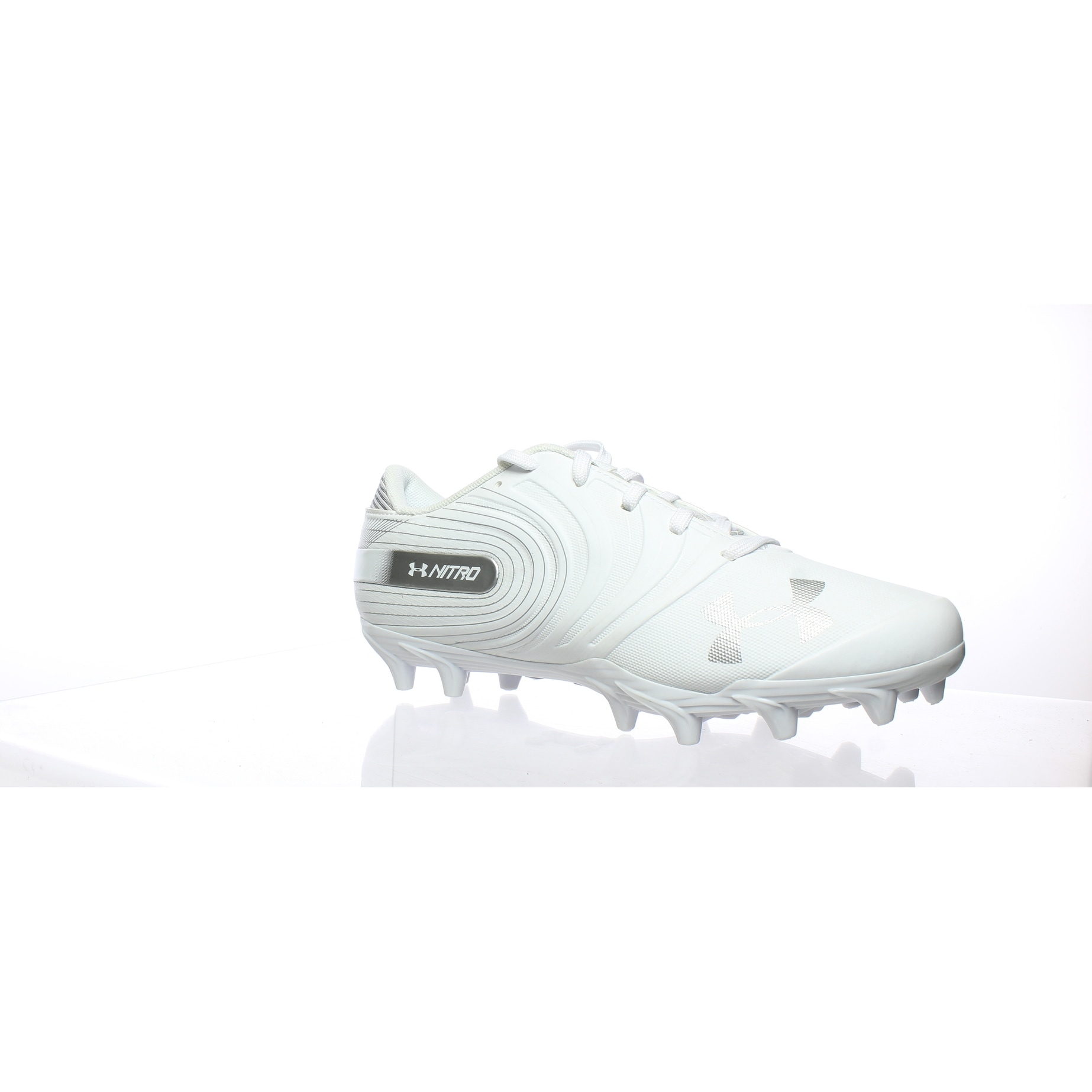 Shop Under Armour Mens Nitro Low Mc White Football Cleats Size 6 5