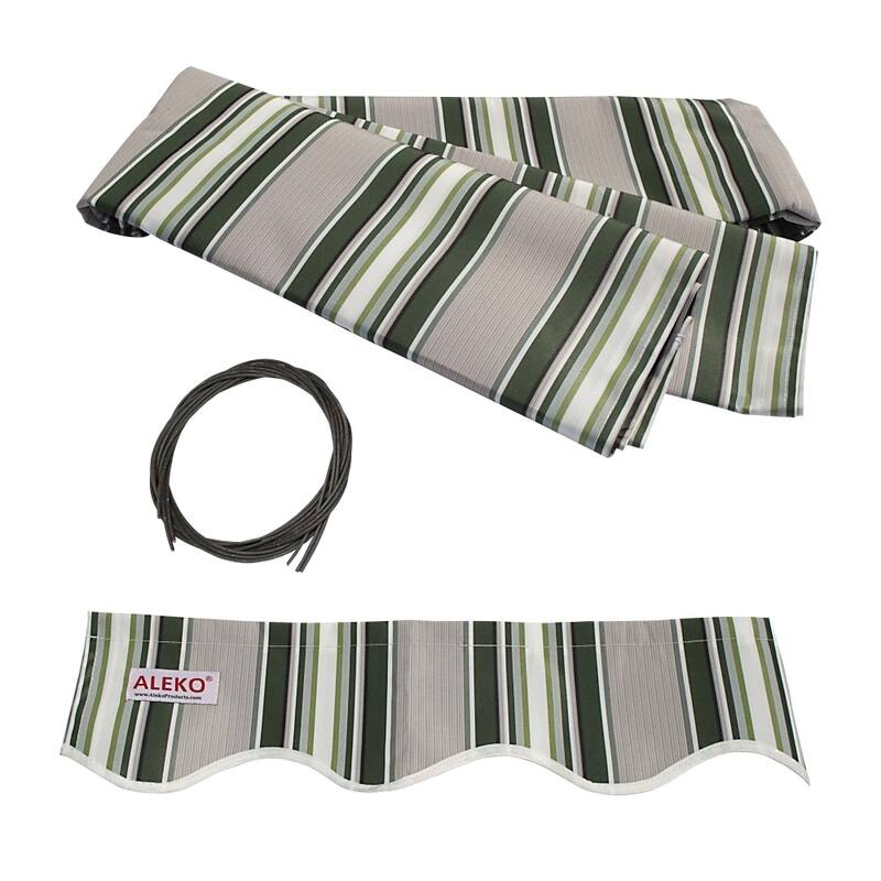 ALEKO Replacement Fabric for 12 x 10 ft Retractable Awning