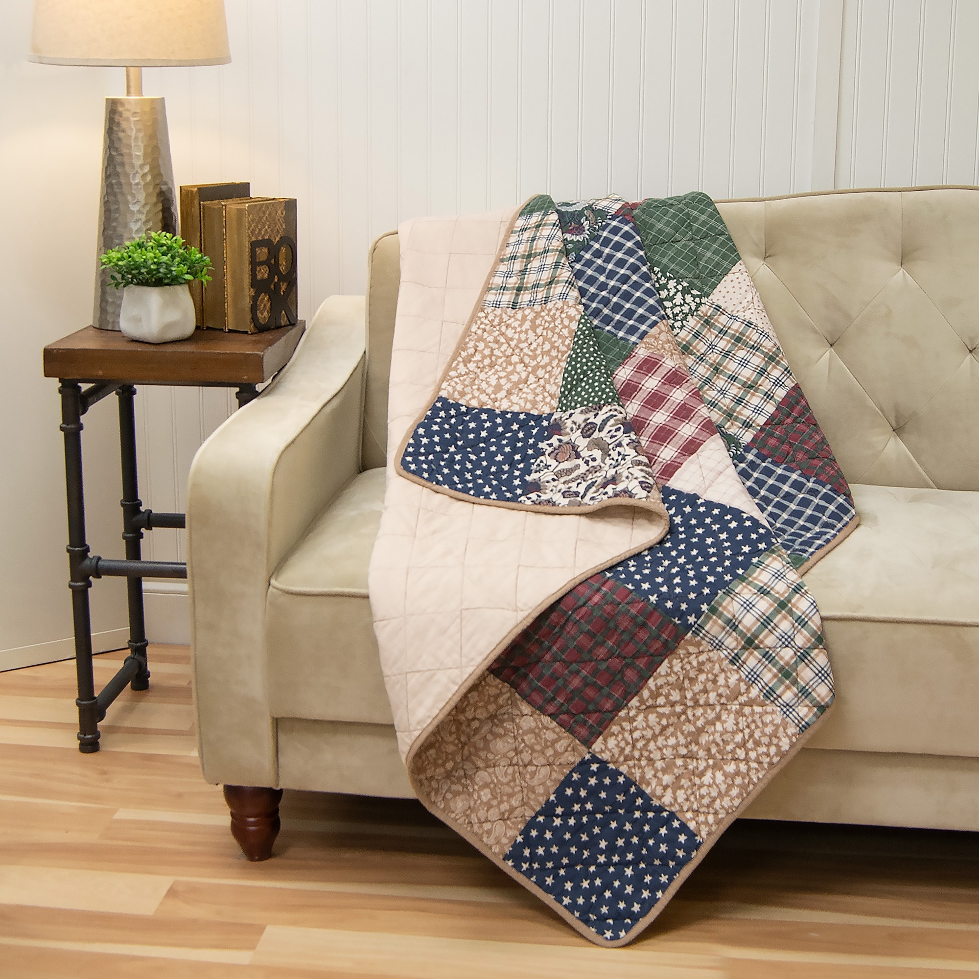 Donna Sharp Rustic Paisley Cotton Throw