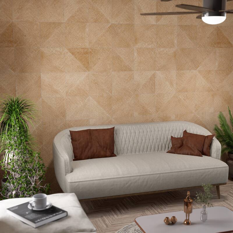 Merola Tile Atlas Rigato Cotto 9-3/4" x 9-3/4" Porcelain Floor and Wall Tile