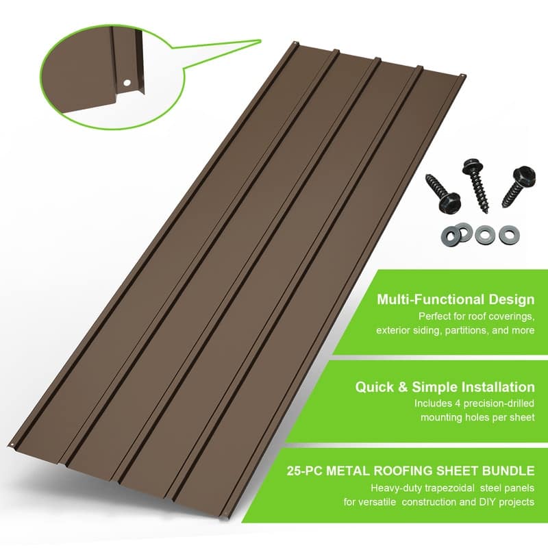 Domi Premium Trapezoidal Steel Roofing & Cladding Panels - Ultimate Weather Protection