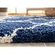 preview thumbnail 55 of 120, SAFAVIEH Hudson Shag Vitchka Glam Trellis 2-inch Area Rug
