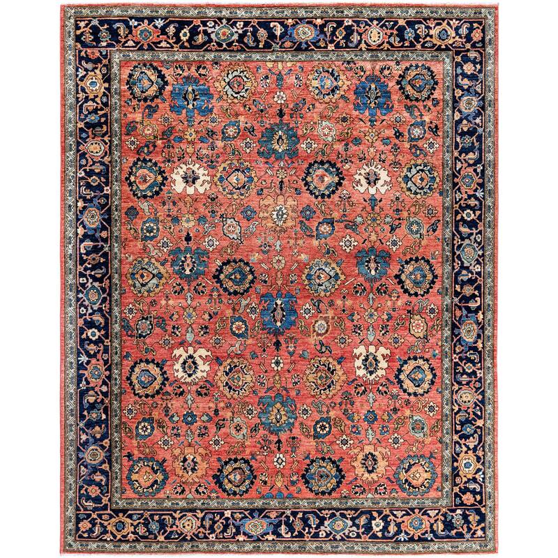 Serapi One-of-a-Kind Hand-Knotted Area Rug - Pink - 8' 2" x 10' 0"