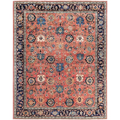 Serapi One-of-a-Kind Hand-Knotted Area Rug - Pink - 8' 2" x 10' 0"