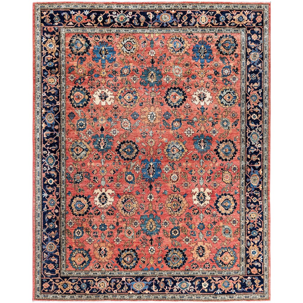 Serapi One-of-a-Kind Hand-Knotted Area Rug - Pink - 8' 2" x 10' 0"