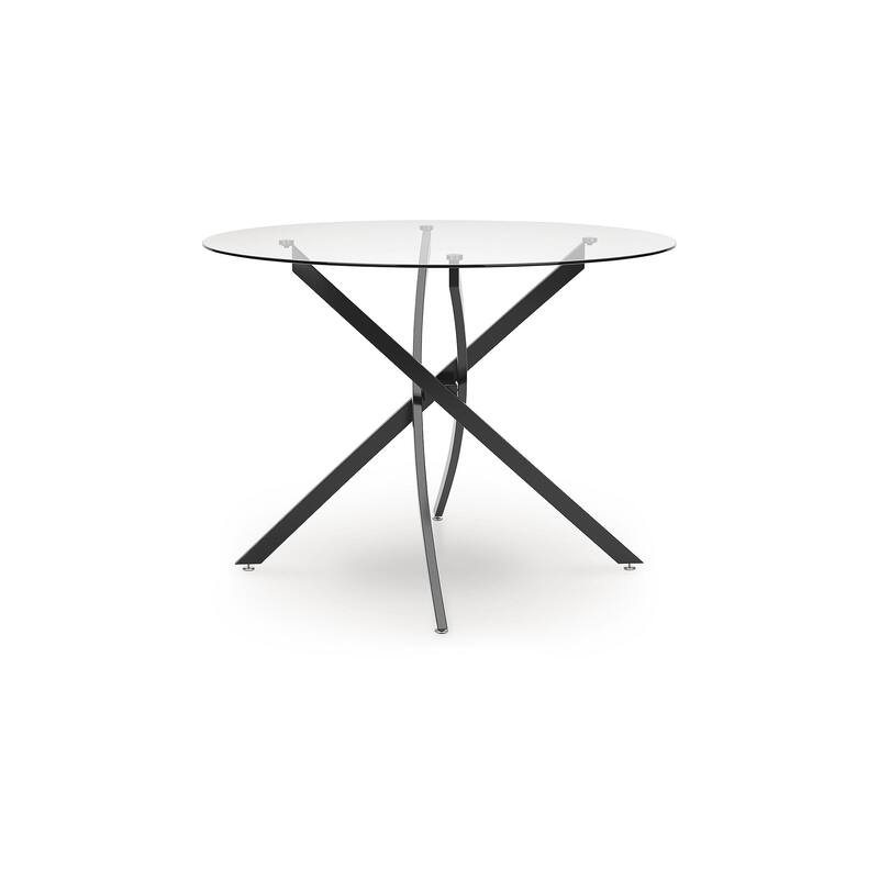 Signature Design by Ashley Pharwynn Black Dining Table - 42" W x 42" D x 30" H
