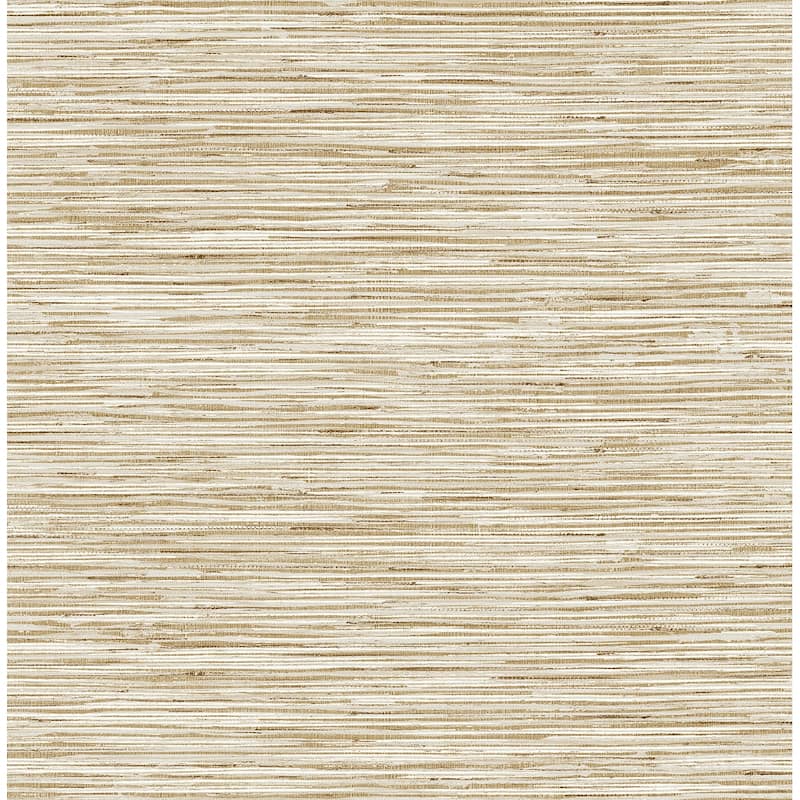 Stacy Garcia Home Faux Grasscloth Peel and Stick Wallpaper - 20.5 in. W x 18 ft. L - Hemp