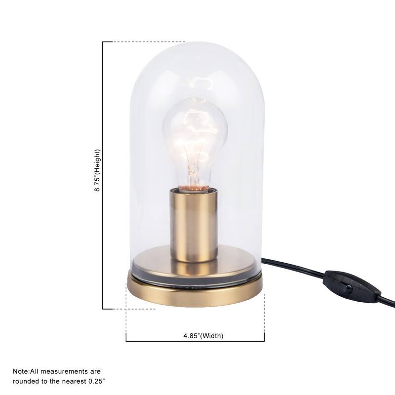 Brio Lighting Atlas - Metal & Glass Table Lamp