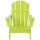 preview thumbnail 45 of 129, POLYTRENDS Laguna All Weather Poly Outdoor Adirondack Chair - Foldable (Set of 2)