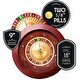 preview thumbnail 4 of 2, 18" Casino Grade Deluxe Wooden Roulette Wheel - 21x21x7 in