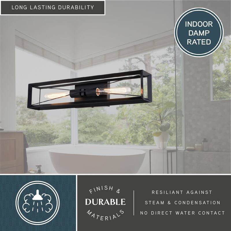 Vaxcel Lighting W0538 Milton 2 Light 5" Tall Wall Sconce