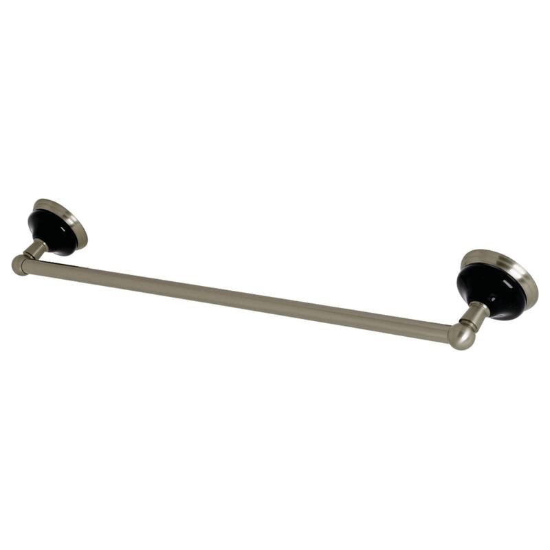 Kingston Brass Water Onyx 18-Inch Towel Bar - Brushed Nickel