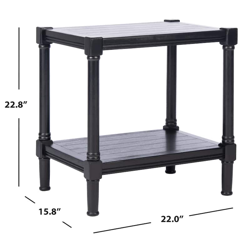 SAFAVIEH Metije Rectangle Accent Table - 22" W x 15.8" L x 22.8" H - 22Wx16Dx23H
