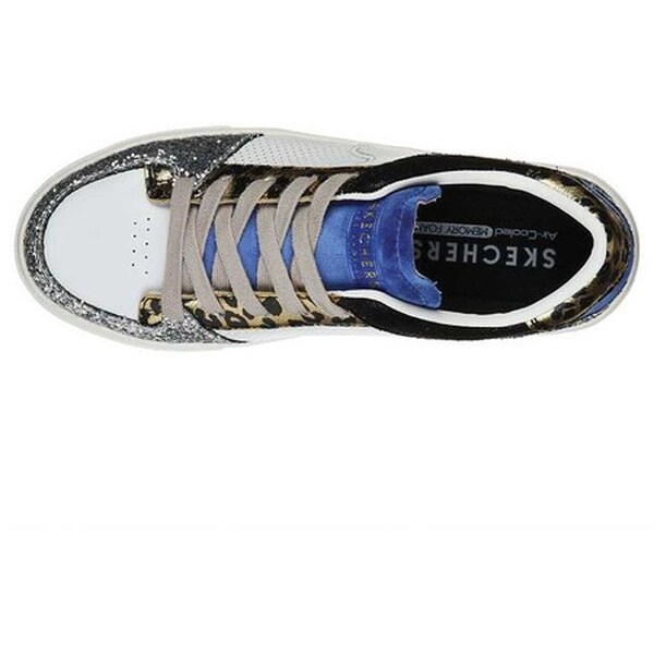 skechers white sparkle