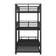 preview thumbnail 19 of 22, Metal Twin Size Triple Bunk Bed with Trundle