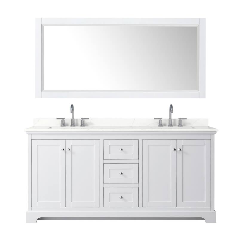 Wyndham Collection WCV232372D-QTZ-US3M70 Avery 72" Free Standing