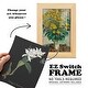 preview thumbnail 54 of 118, Orchid on Slate III -Framed Print w/glass-Cherry Red