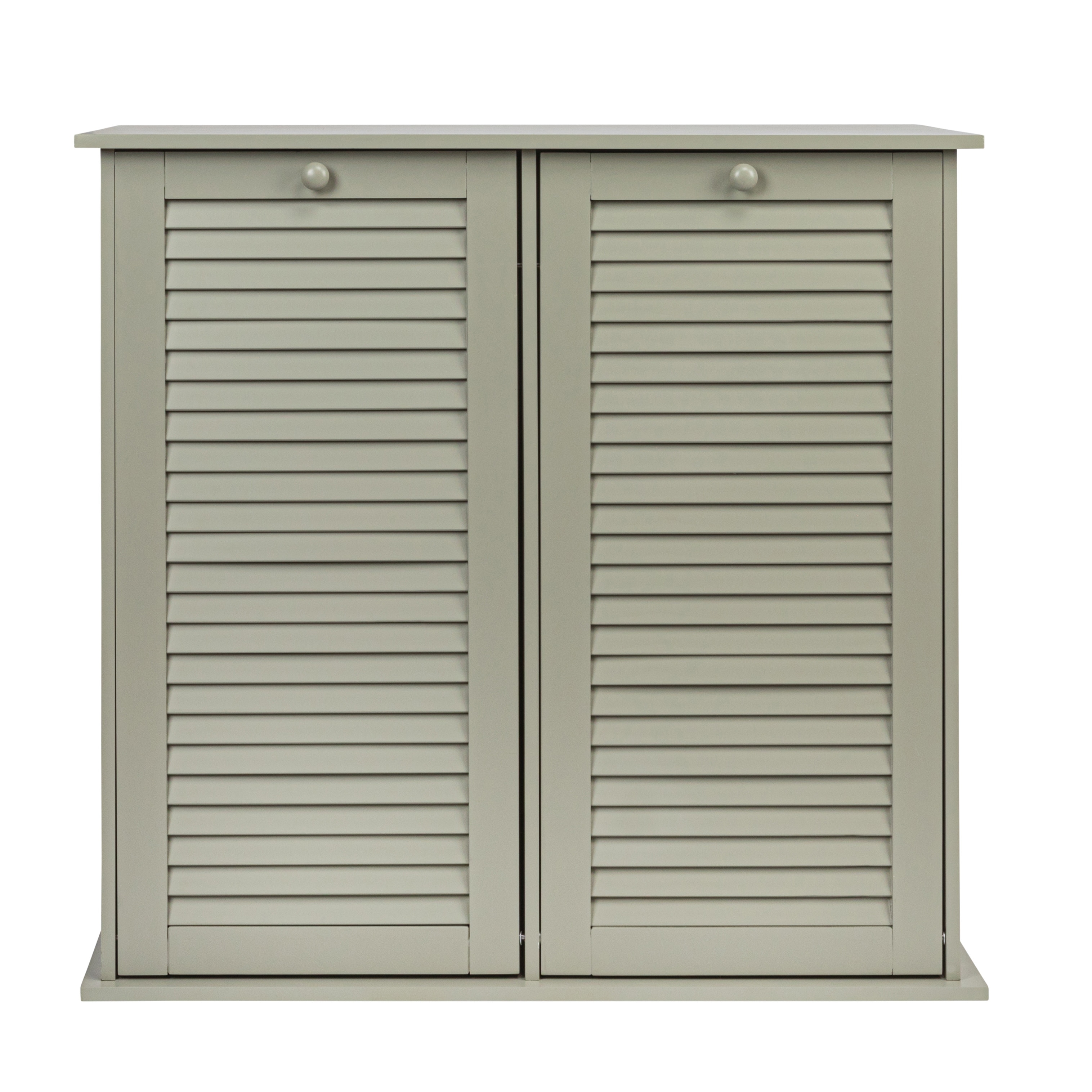thumbnail image 2 of Household Essentials Tilt-out Cabinet Laundry Sorter With Shutter Front, Black 2 of 12