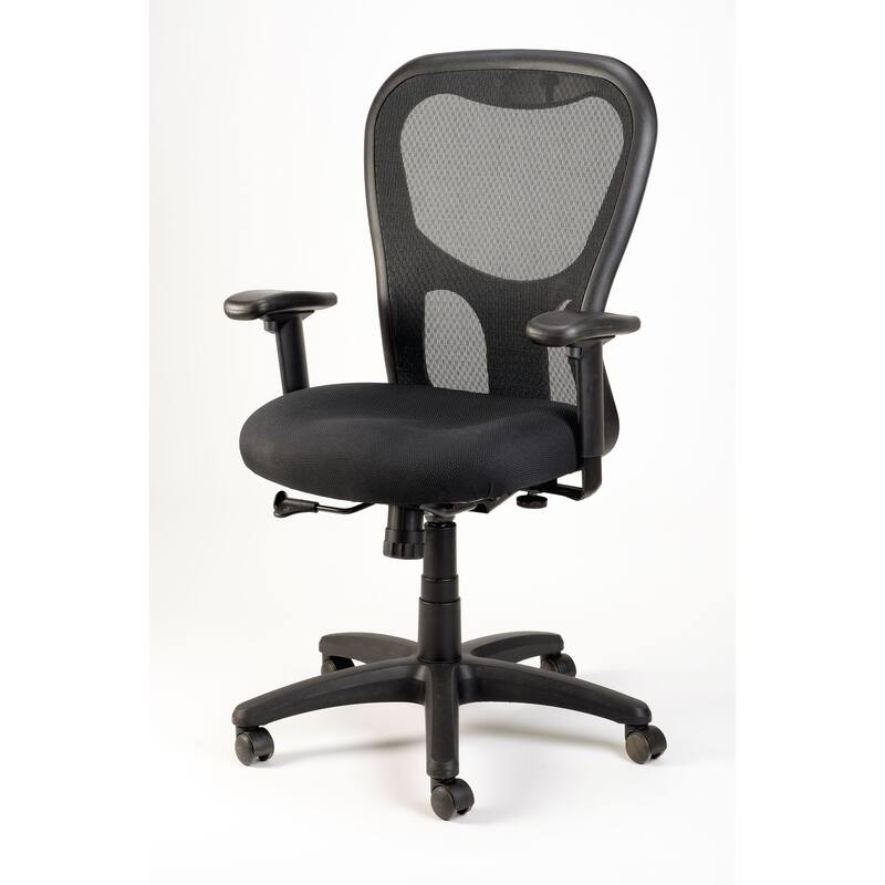 Eurotech Seating Apollo Ergonomic Task Chair, Black, High Back