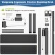 preview thumbnail 13 of 40, Futzca Height Adjustable Electric Standing Desk Sit Stand Computer Stand up Desk with Splice Board(White)