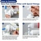 preview thumbnail 7 of 8, iSpring 3-Year Replacement Filter Set for 75GPD 5-Stage Reverse Osmosis Water Filter - White - 10x2.5
