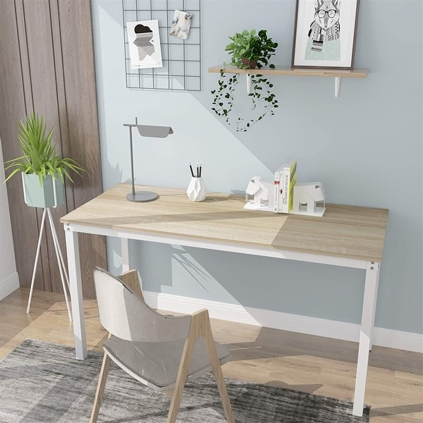 https://ak1.ostkcdn.com/images/products/is/images/direct/65bcec8347b0375d018eefc6c7090e200884b7aa/Computer-Desk-Dining-Table-Office-Desk-Sturdy-Writing-Workstation-for-Home-Office-%2839.37%E2%80%9C%2C-Beige-%2B-White-Frame%29.jpg?impolicy=medium