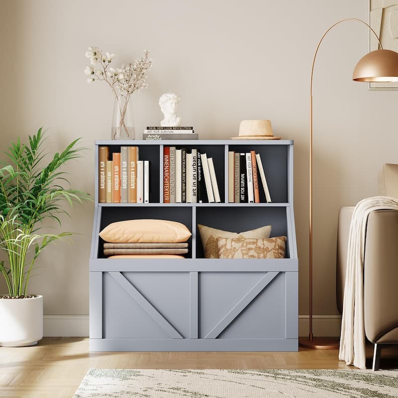 Toy Storage Organizer for Kids - Grey