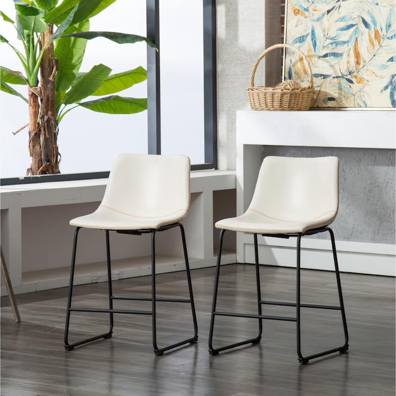 Vintage Counter Height Stools,Set of 2