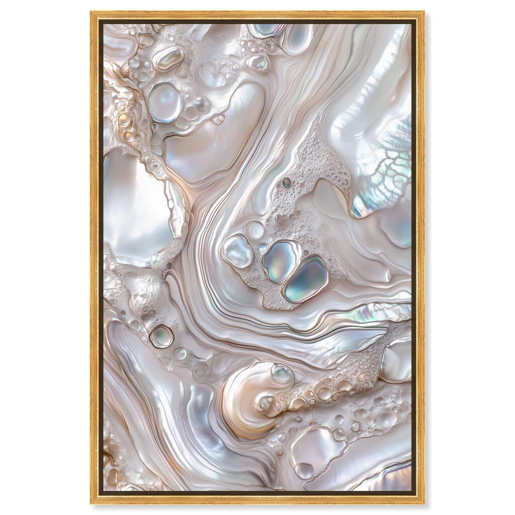 Fluid Preciousness II Canvas by Art Remedy