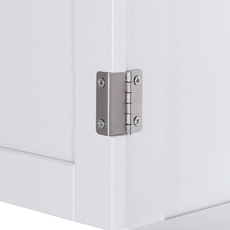 VEIKOUS Bathroom Over The Toilet Storage Cabinet Organizer With Doors and Shelves
