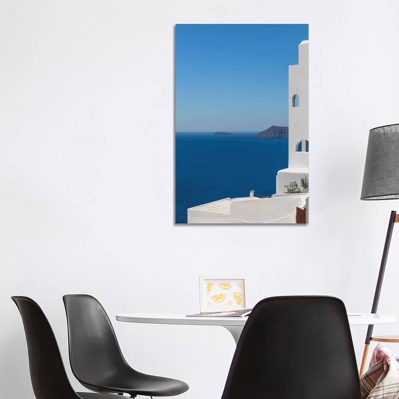iCanvas "Santorini And The Mediterranean" by Alexandre Venancio Canvas Print - 40x26x1.5