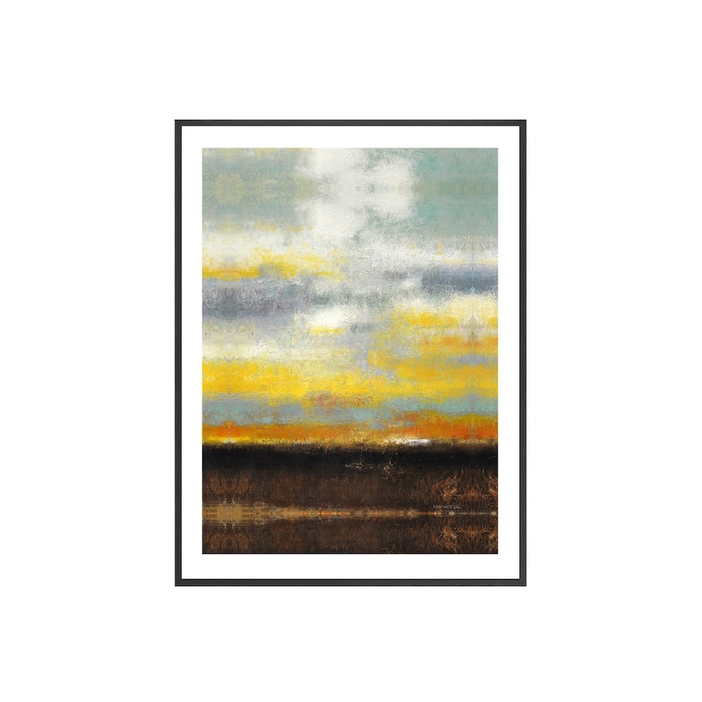 Painted Sunset I Framed Print Wall Art by Norman Wyatt Jr.