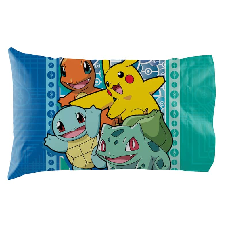 Pokemon First Starters Rotary 4-piece Twin Bed in a Bag Set